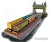 The N Scale Architect N 10061 Laser-Cut Wood Kit - The Hudson 2-Track Carfloat Structures