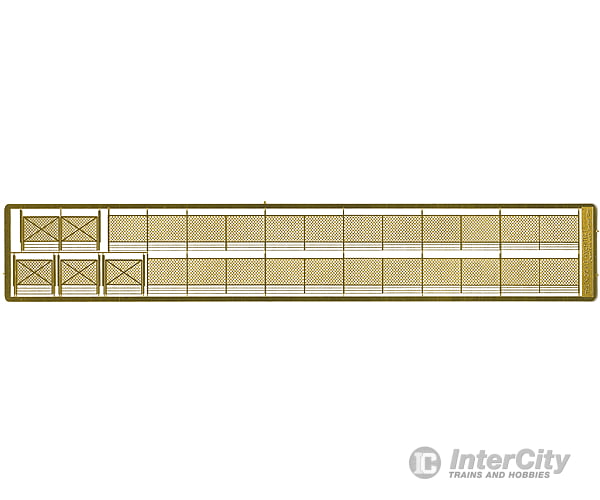 The N Scale Architect 61065 Model Builder’s Supply Line Etched Brass Fencing - Kit -- 12’ Chain