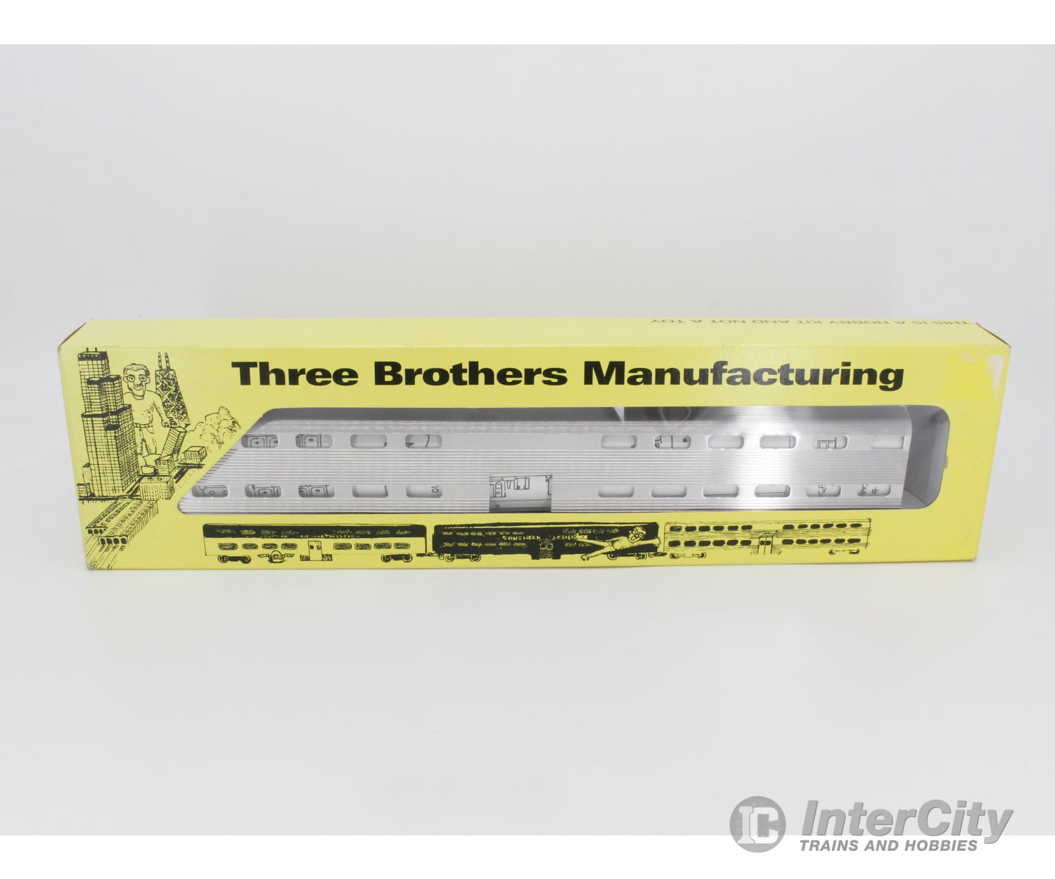 Three Brothers Manufacturing Ho Fluted Side Passenger Cab Car Bi-Level Kit Burlington Northern (Bn)