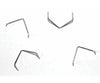 Tichy Train Group 2003 Grab Irons -- Roof Corner Pkg(25) Scratch Building Supplies