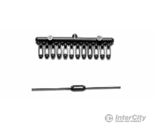 Tichy Train Group 2004 Turnbuckles Pkg(24; Rust-Colored Styrene Cored .032) Scratch Building
