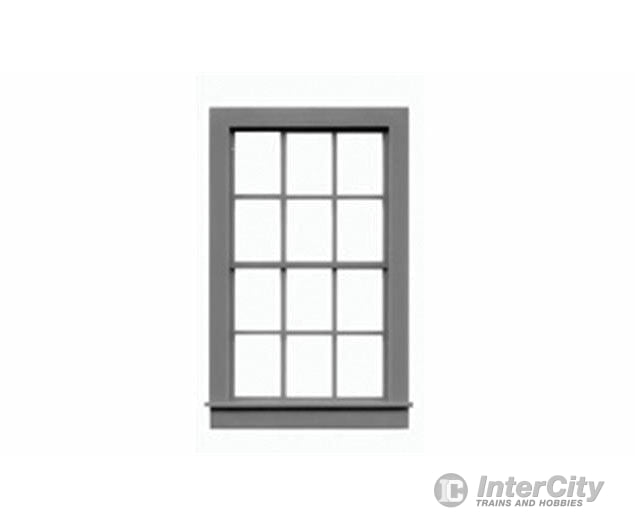 Tichy Train Group 2006 Windows Double Hung - Pkg(6) -- 6/6 Scale 38 X 66 96.5 168Cm Scratch Building