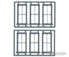 Tichy Train Group 2014 Windows - Double-Hung Pkg(6) -- 2/2 Scale 28 X 70 71.1 178Cm Scratch Building