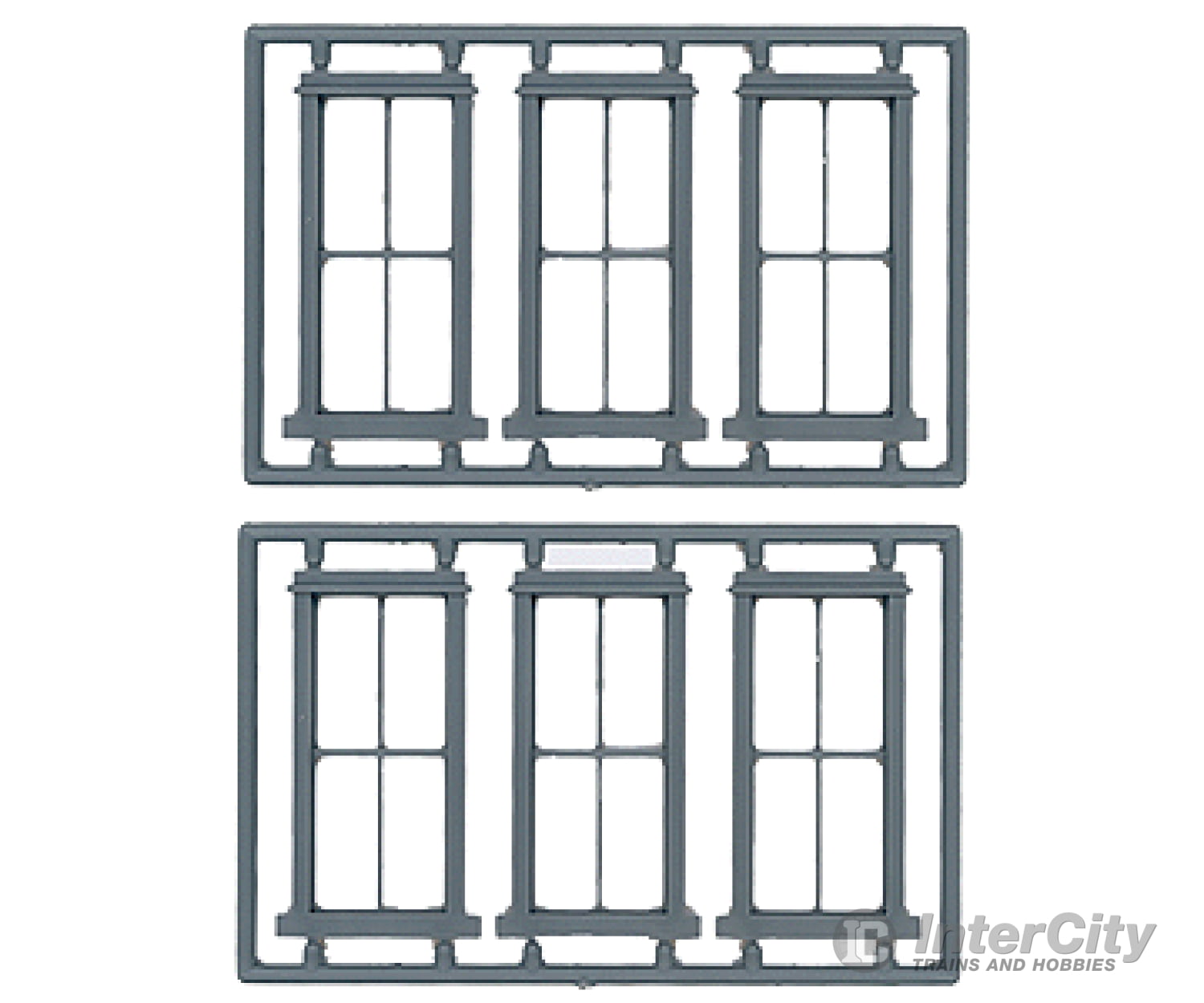 Tichy Train Group 2014 Windows - Double-Hung Pkg(6) -- 2/2 Scale 28 X 70 71.1 178Cm Scratch Building