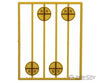 Tichy Train Group 2062 Early Grade Crossing Advance Warning Signs -- Vertical Cross Pkg(8) Signals &