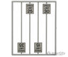 Tichy Train Group 2064 Low Speed Limit Signs -- Pkg(8) Scenery Details