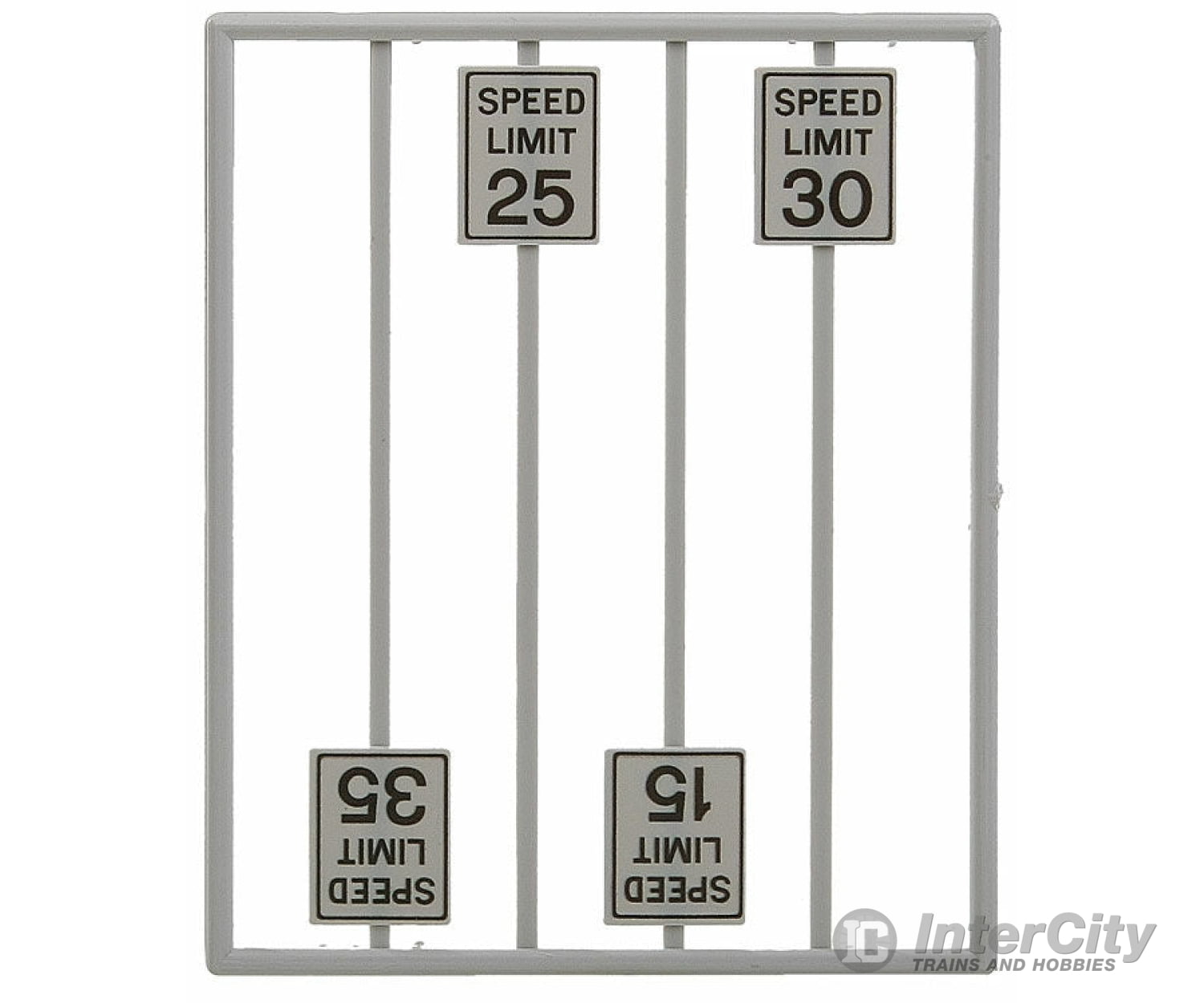 Tichy Train Group 2064 Low Speed Limit Signs -- Pkg(8) Scenery Details