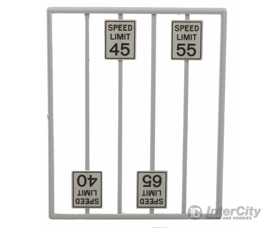 Tichy Train Group 2065 High Speed Limit Signs -- Pkg(8) Scenery Details