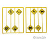 Tichy Train Group 2076 Picture Warning Signs -- Pkg(8) Scenery Details