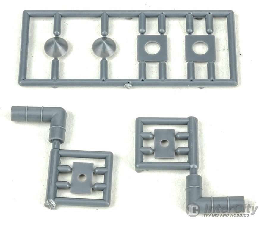 Tichy Train Group 2081 Right Angle Vent Kit -- 8 Scale Diameter 1-1/2 X 3 (Unpainted) Matches