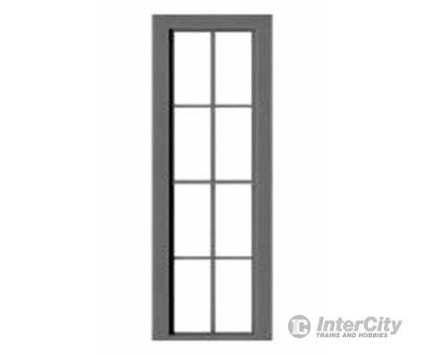 Tichy Train Group 2085 4 Over Double-Hung Window With Precut Glazing -- 24 X 82 Pkg(6) Scratch