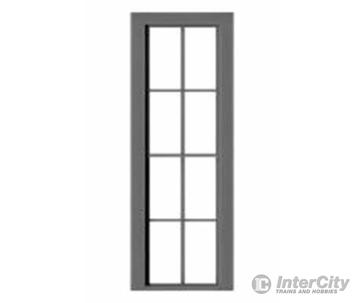 Tichy Train Group 2085 4 Over Double-Hung Window With Precut Glazing -- 24 X 82 Pkg(6) Scratch