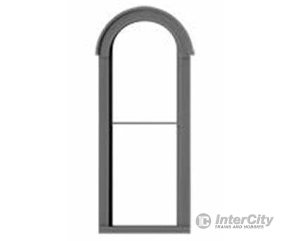 Tichy Train Group 2087 1 Over Round-Top Window With Precut Glazing -- 24 X 72 Pkg(6) Scratch