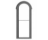 Tichy Train Group 2087 1 Over Round-Top Window With Precut Glazing -- 24 X 72 Pkg(6) Scratch