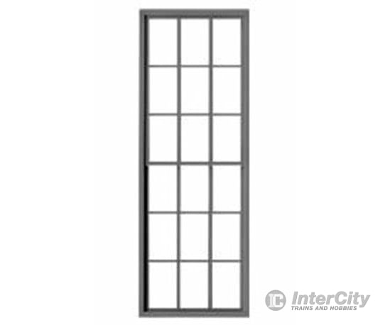 Tichy Train Group 2092 9 Over Double-Hung Masonry Window With Precut Glazing -- 37-1/2 X 104 Pkg(4)
