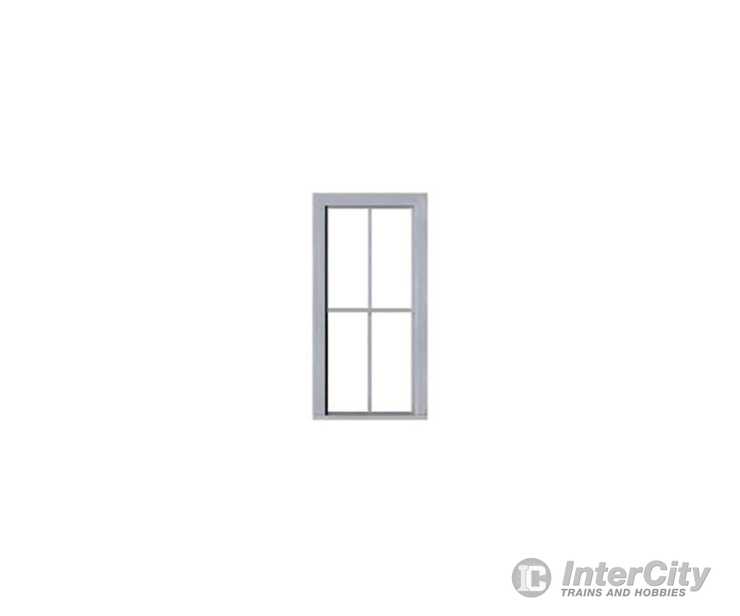 Tichy Train Group 2094 2-2 Double-Hung Window With Glazing And Shades -- 36 X 86 Scale (Fits .815