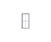 Tichy Train Group 2094 2-2 Double-Hung Window With Glazing And Shades -- 36 X 86 Scale (Fits .815