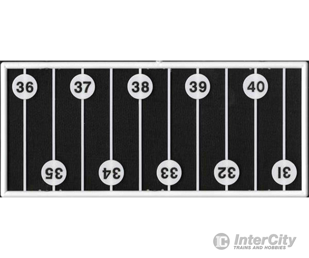 Tichy Train Group 2095 Milepost Signs 1 To 60 -- Pkg(60) Scenery Details