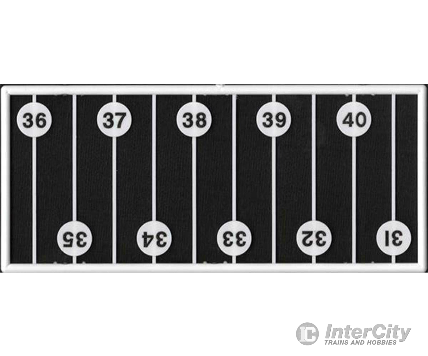 Tichy Train Group 2095 Milepost Signs 1 To 60 -- Pkg(60) Scenery Details