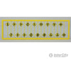 Tichy Train Group 2617 Road Path/Curve Warning Signs #2 -- Pkg(18) Scenery Details