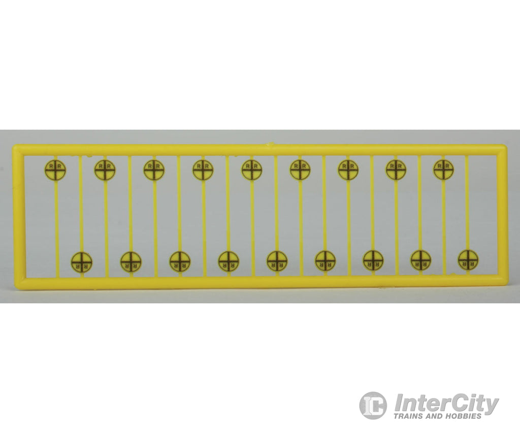 Tichy Train Group 2620 Early Grade Crossing Advance Warning Signs -- Vertical Cross Pkg(18) Scenery
