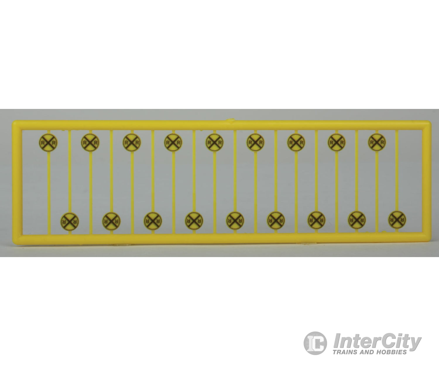 Tichy Train Group 2621 Modern Grade Crossing Advance Warning Signs -- Diagonal Cross Pkg(18) Scenery