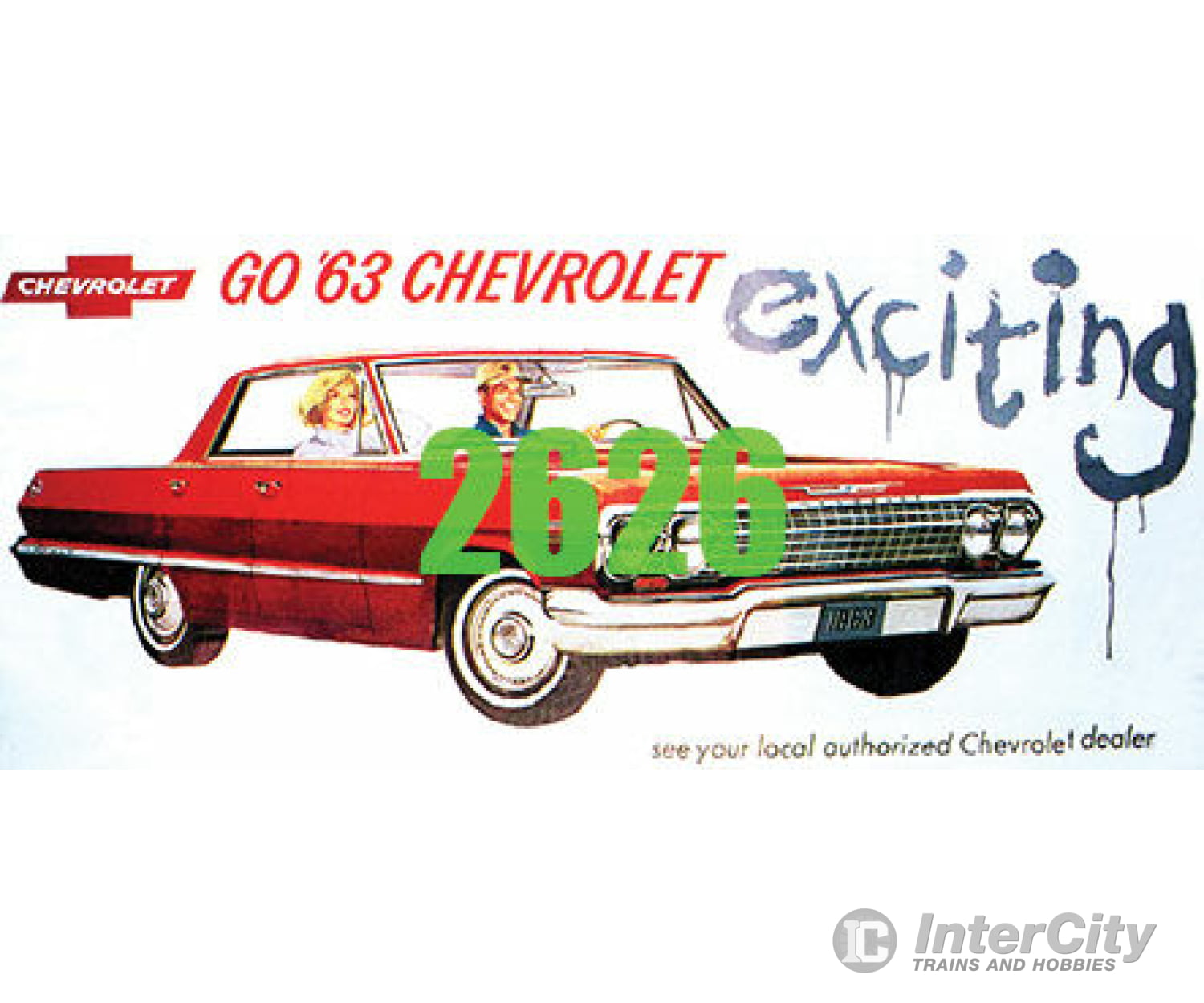 Tichy Train Group 2626 63 Chevrolet Exciting Billboard - Kit Scenery Details