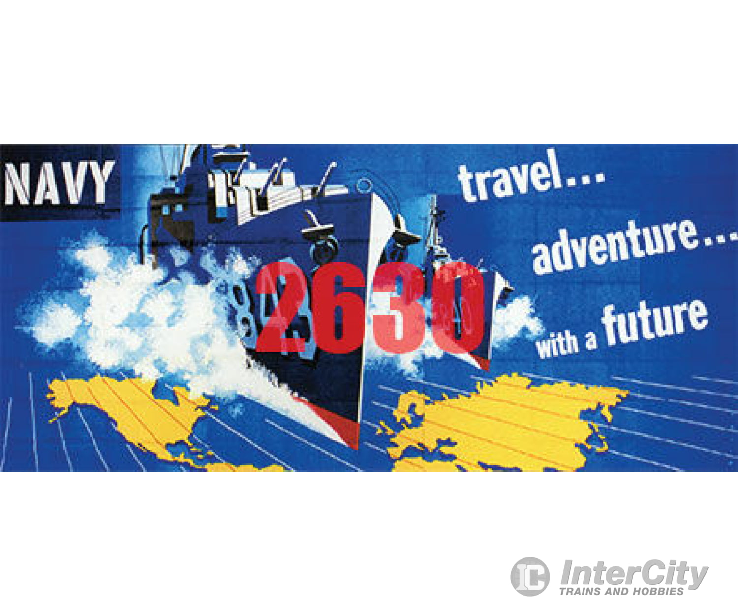 Tichy Train Group 2630 Join The Navy Billboard - Kit Scenery Details