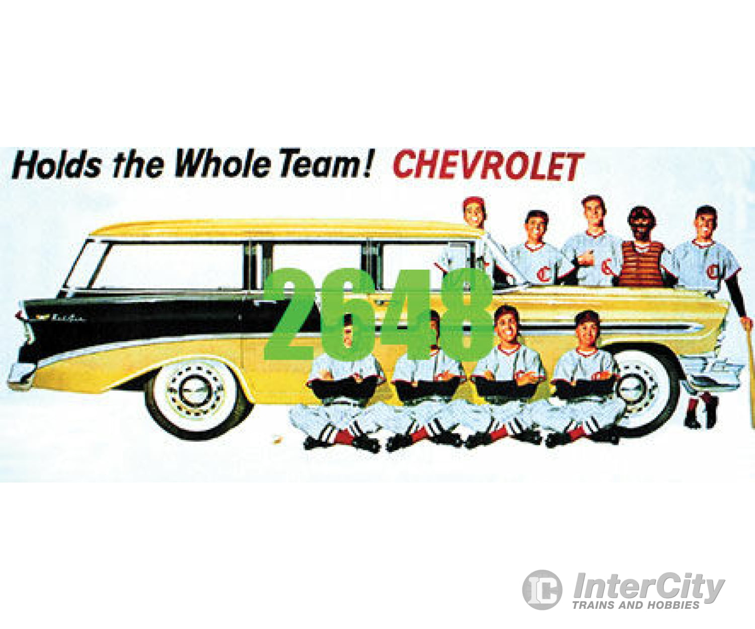 Tichy Train Group 2648 Chevrolet Team Wagon Billboard - Kit Scenery Details