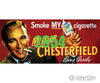 Tichy Train Group 2654 Bing Crosby Chesterfield Billboard - Kit Scenery Details