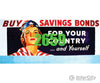 Tichy Train Group 2659 Buy Savings Bonds Billboard - Kit Scenery Details