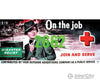 Tichy Train Group 2662 Red Cross On The Job Billboard - Kit Scenery Details