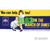 Tichy Train Group 2663 Join The March Of Dimes Billboard - Kit Scenery Details