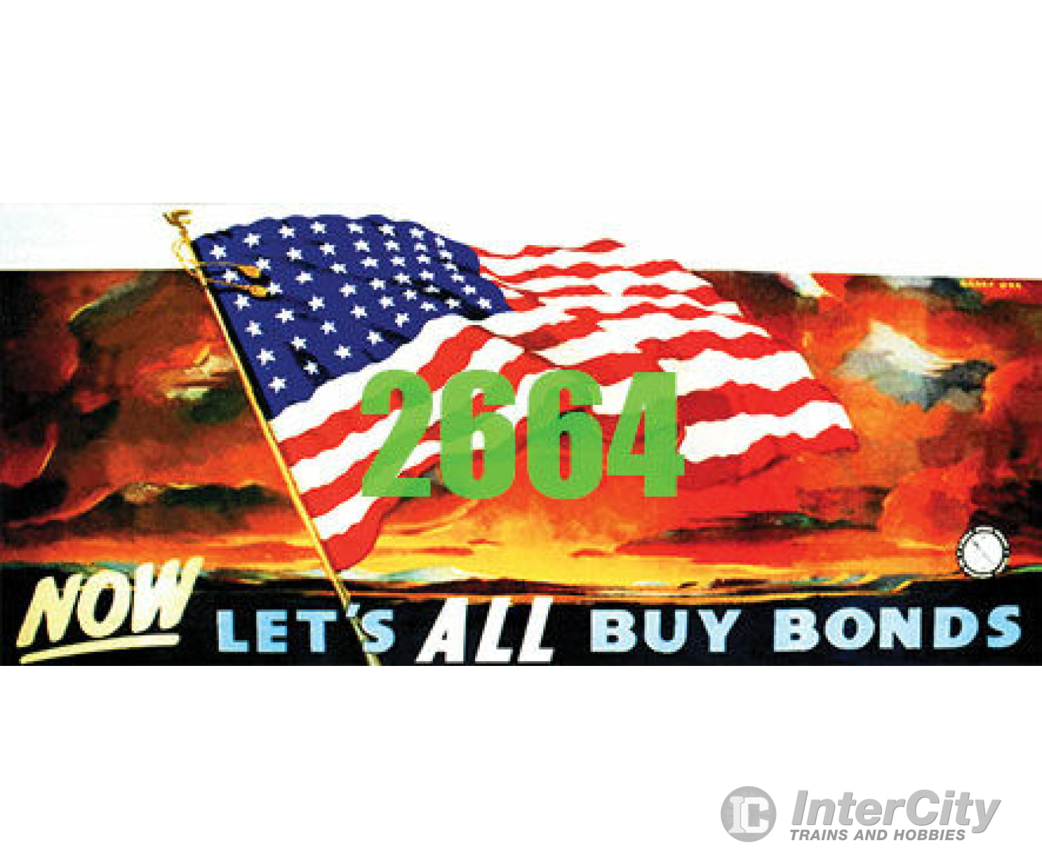 Tichy Train Group 2664 Lets All Buy Bonds Billboard - Kit Scenery Details