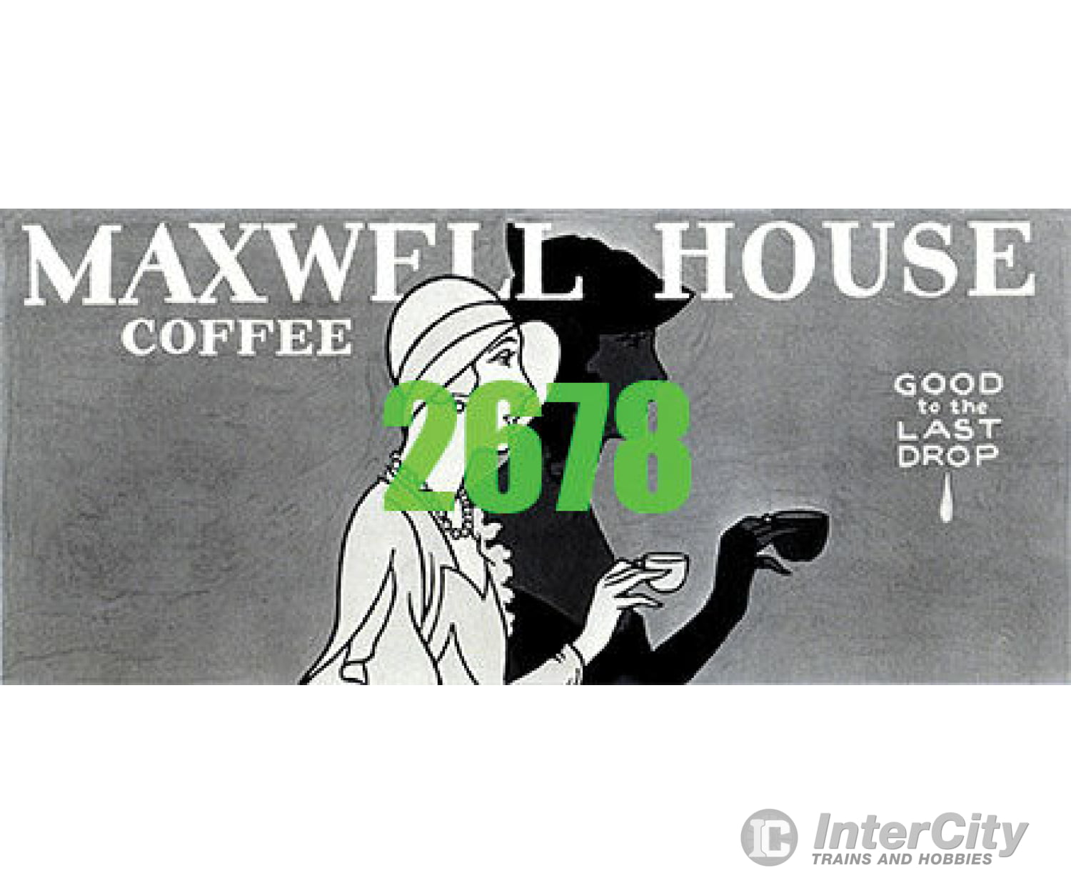 Tichy Train Group 2678 Maxwell House Coffee Billboard - Kit Scenery Details