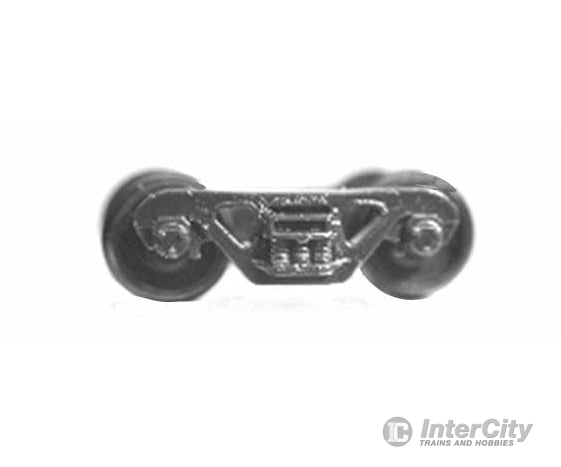Tichy Train Group 3009 Freight Car Trucks One-Piece -- Roller Bearing (Delrin Black) 1 Pair Couplers