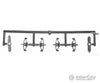 Tichy Train Group 3014 Freight Car Trucks Equalizer Added -- Bettendorf 10 Pair (Delrin Black)