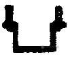 Tichy Train Group 3040 Freight Car Stirrups Pkg(10) -- Short Straight - Bottom Mount Detailing Parts