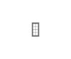 Tichy Train Group 3510 Double-Hung Window w/Glazing & Shades -- 4 Pane Over 4 Pane 30 x 66’’ (.555 x 1.115’’ Opening)