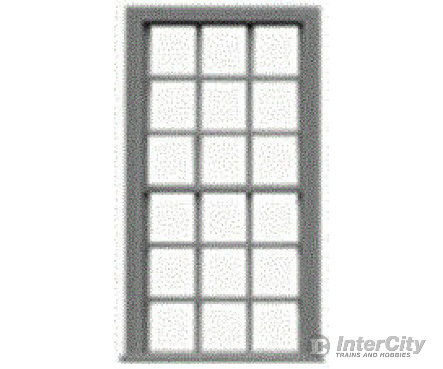 Tichy Train Group 3523 9/9 Pane Double-Hung Window W/Precut Glazing -- 30 X 62 Scale Fits .54 1.07