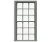 Tichy Train Group 3523 9/9 Pane Double-Hung Window W/Precut Glazing -- 30 X 62 Scale Fits .54 1.07