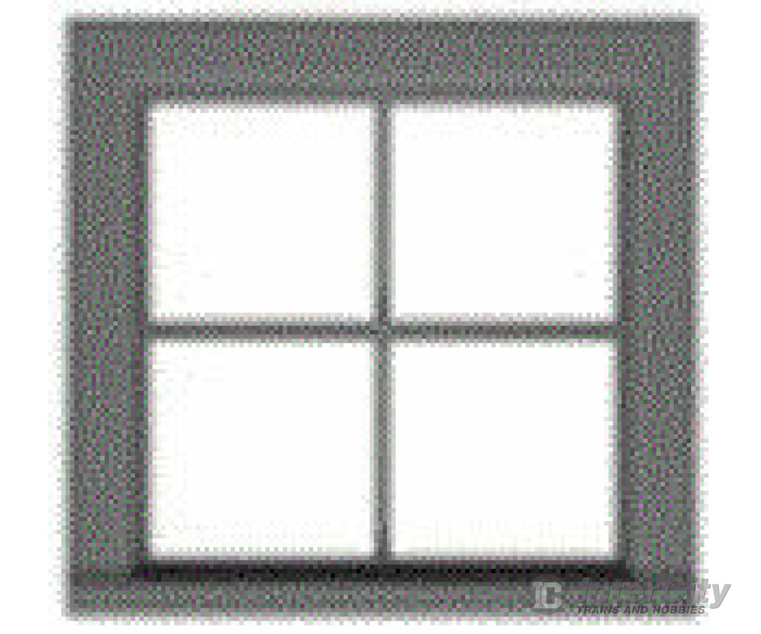 Tichy Train Group 3535 4-Pane Work Car Window W/Precut Glazing -- 36 X Scale Fits .65 .63 Opening