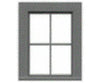 Tichy Train Group 3536 4-Pane Work Car Window W/Precut Glazing -- 24 X 36 Scale Fits .47 .63 Opening
