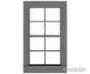 Tichy Train Group 3537 4/4 Pane Double-Hung Window W/Precut Glazing -- 33 X 60 Scale Fits .65 1.06