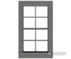 Tichy Train Group 3537 4/4 Pane Double-Hung Window W/Precut Glazing -- 33 X 60 Scale Fits .65 1.06