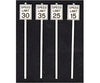 Tichy Train Group 3543 Low Speed Limit Signs -- 2 Each: 15 25 30 & 35Mph Scenery Details