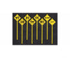 Tichy Train Group 3551 Assorted Road Warning Signs -- Pkg(8) Scenery Details