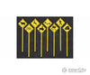 Tichy Train Group 3552 Picture Road Warning Signs -- Pkg(8) Scenery Details