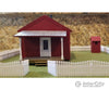 Tichy Train Group 7021 One-Room Schoolhouse - Kit -- Includes Fence & Outhouse 2-3/4 X 4-1/2 7
