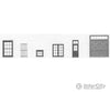 Tichy Train Group 8091 Window & Door Assortment Pkg(200) Scratch Building Supplies